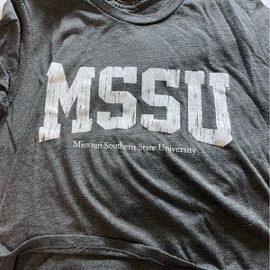 MSSU Cropped tshirt